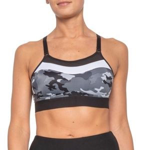 Champion The Show Off Color-Block Sports Bra - NEW